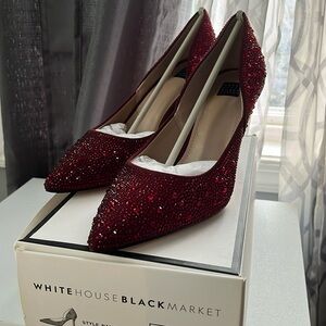 White House Black Market Bling Heels